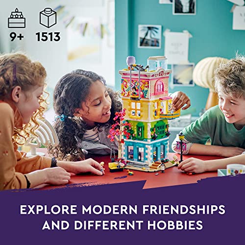 Building Toy Set with 6 Mini-Dolls and Pet Dog J847950