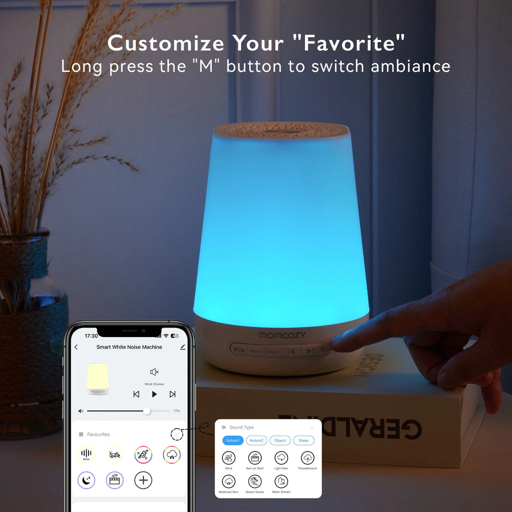Baby Sound Machine with Night Light B7296