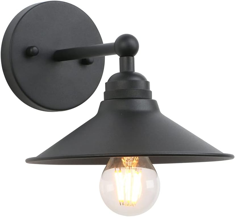 3 Pack Black Metal Wall Fixture Lighting Lamp X821