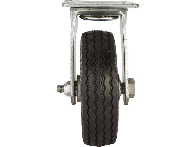 6in Swivel Flat-Free Rubber Foam Filled Caster 200lb Cap Sawtooth Tread I511036