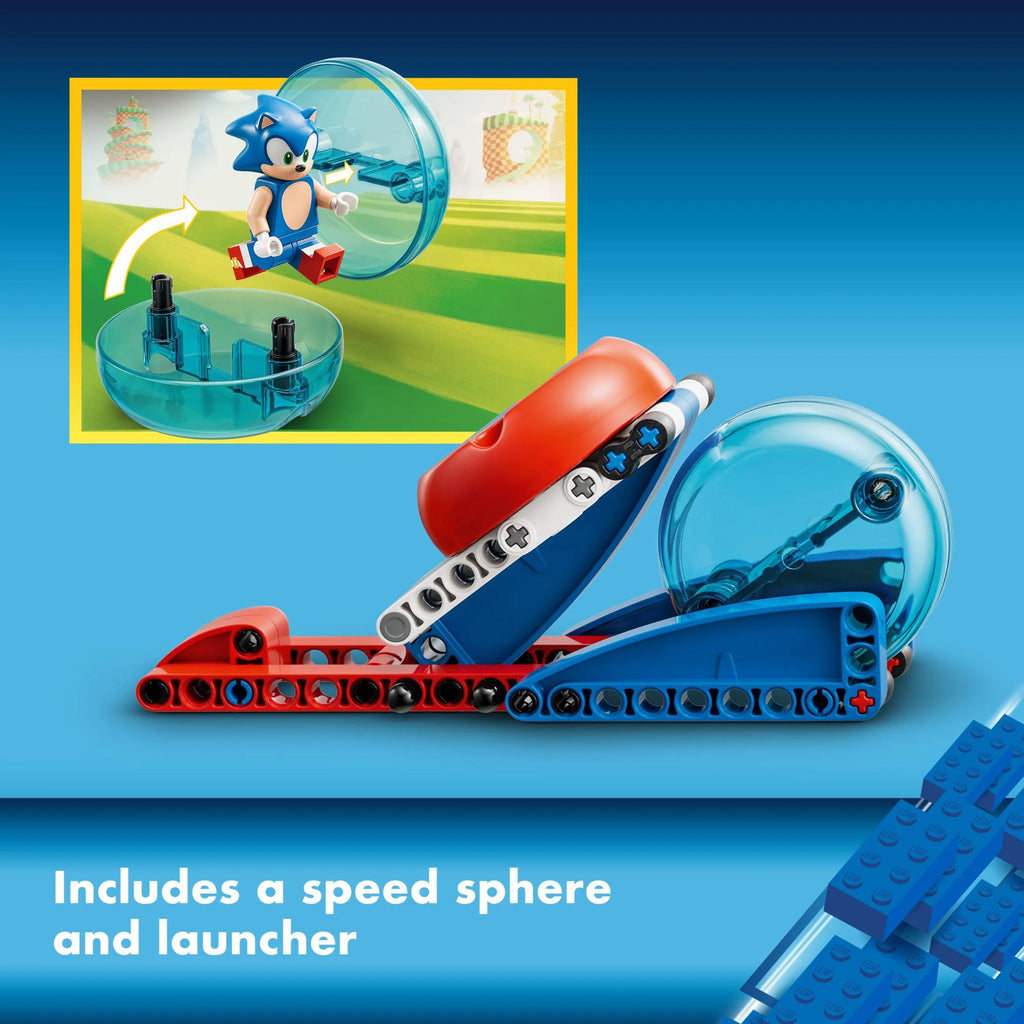 Sonic Building Toy Set with Speed Sphere Launcher and 3 Figures A367