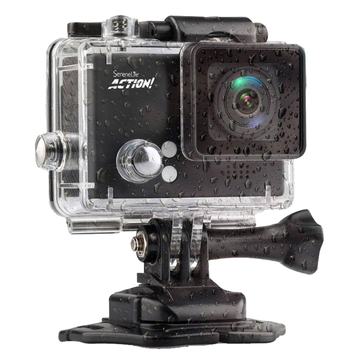 8.0 MP Ultra HD 4K Black Action Camera I757071