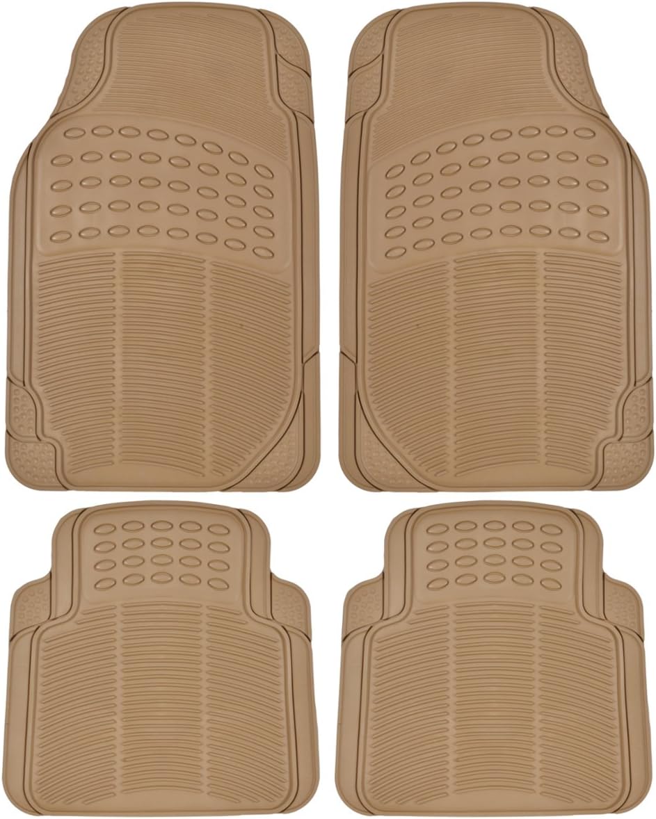 Heavy Duty 4pc Front & Rear Rubber Floor Mats R940493