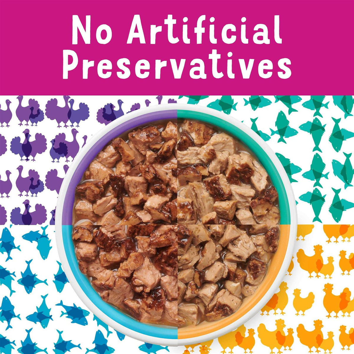 Wet Cat Food Complement Variety Pack Chicken B9636