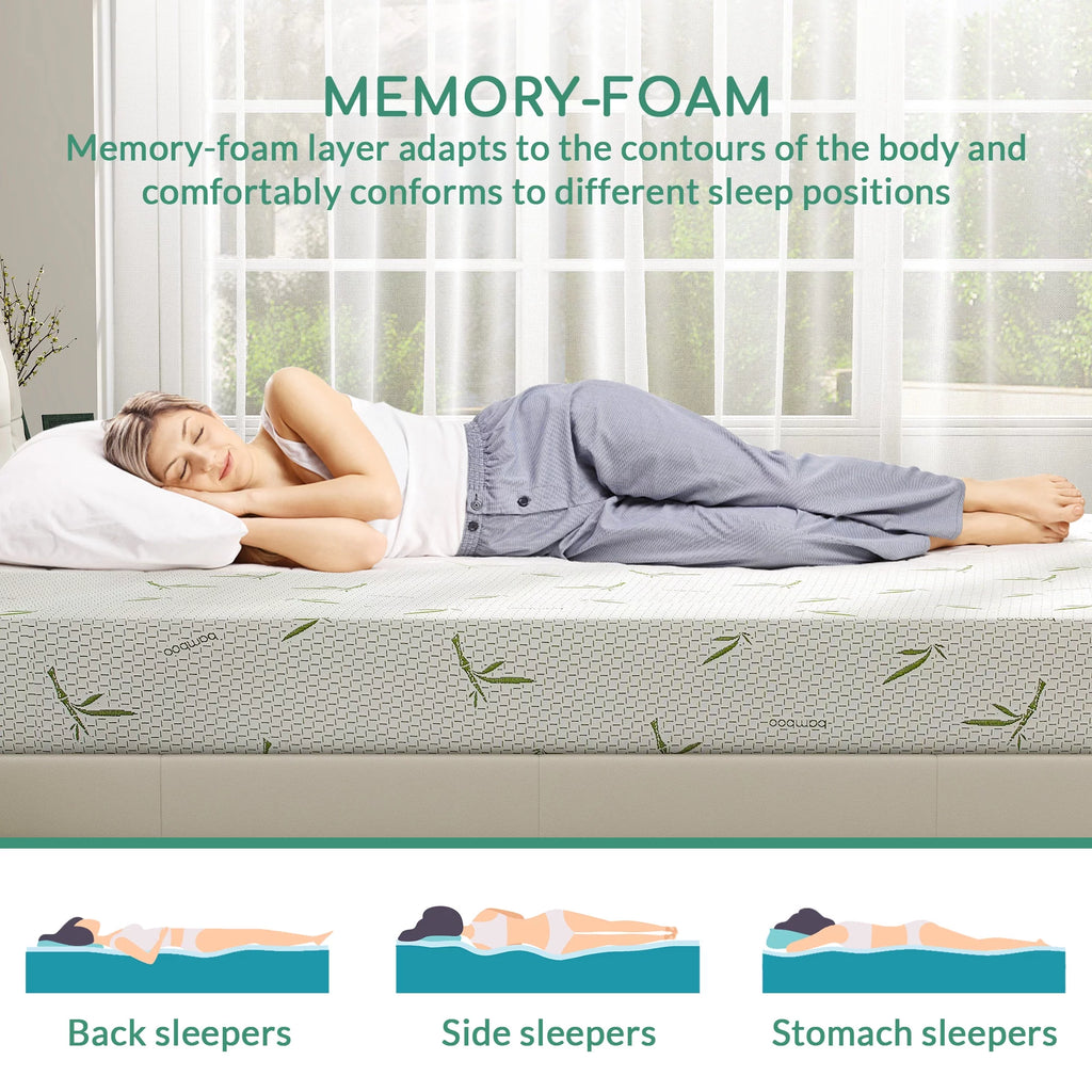 California King 8 inch Memory Foam Mattress H8891