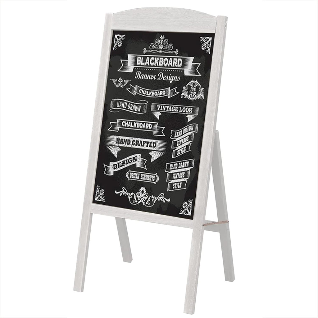 Large 35 x 17 Inch Wood A-Frame Chalkboard Sign R848