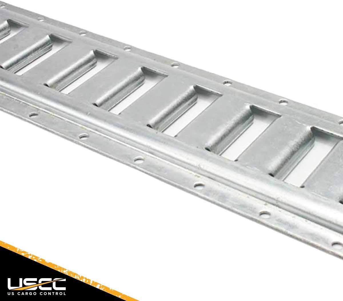 2 Foot Galvanized 12 Gauge Steel E Track Rail 4 Pack W404