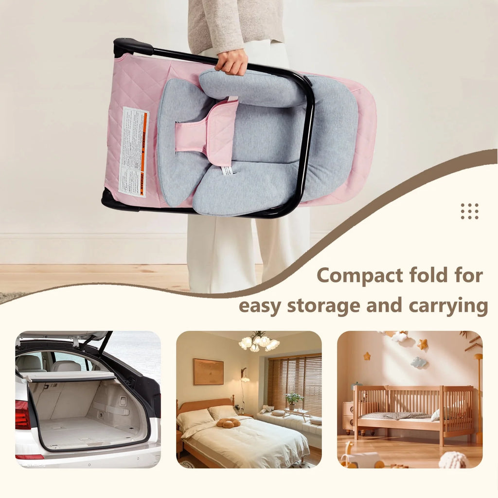 Baby Bouncer 3 in 1 Folding Rocker Seat Grey X180