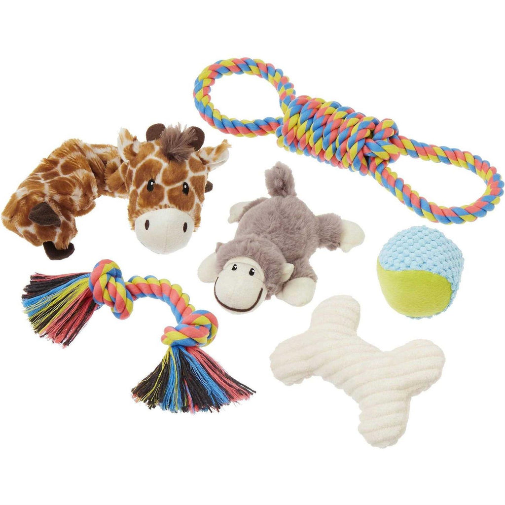 Plush & Rope Dog Toy S98640