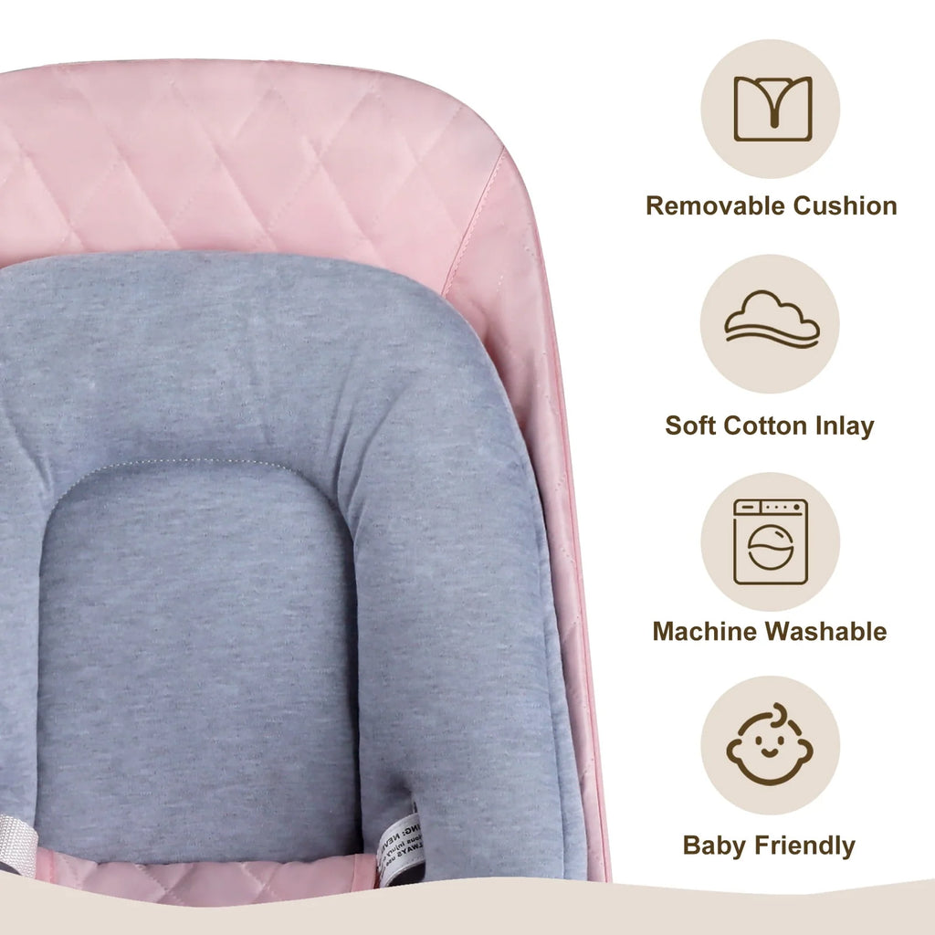 Baby Bouncer 3 in 1 Folding Rocker Seat Grey X180