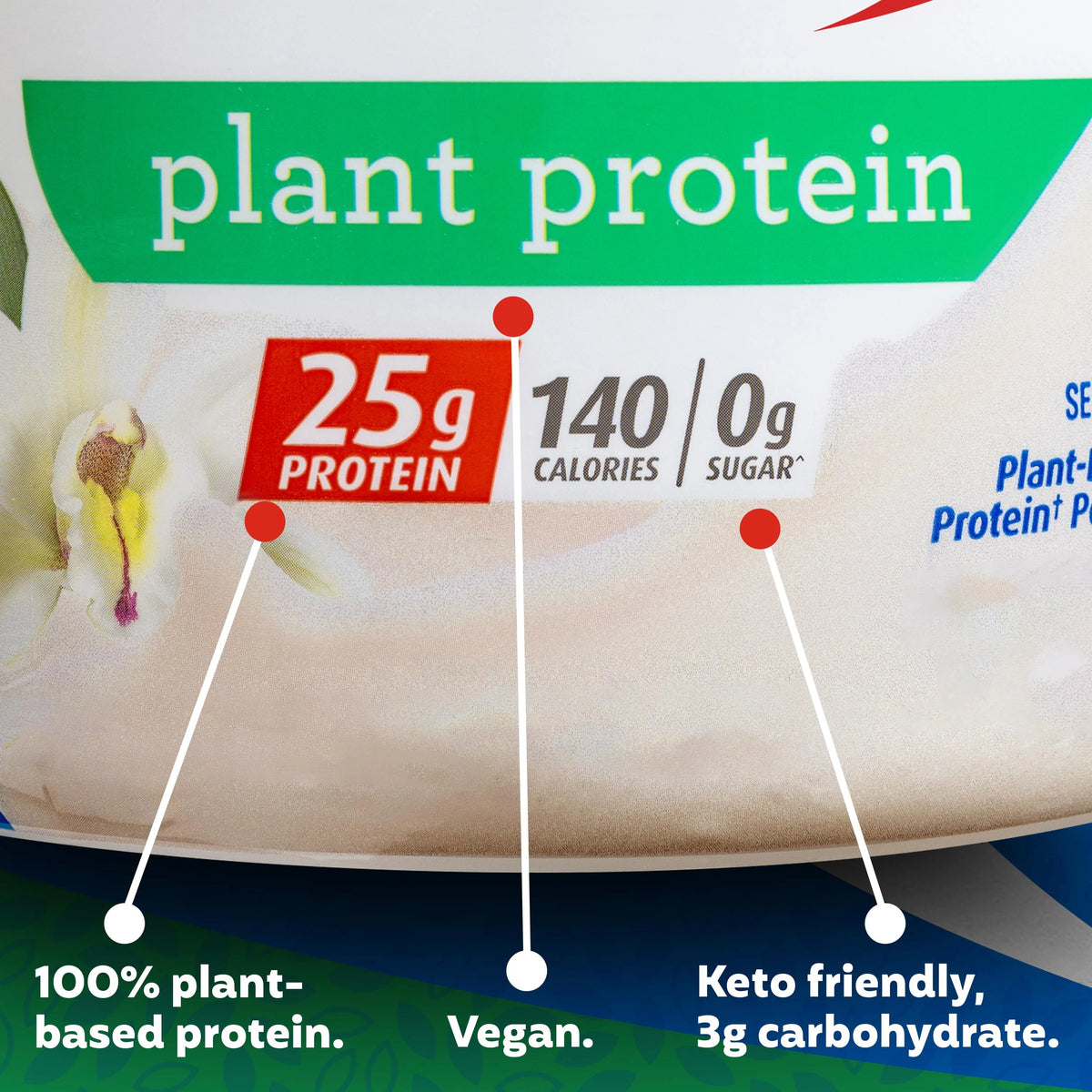 Plant Protein Powder Vanilla 25g 15 Servings C4158