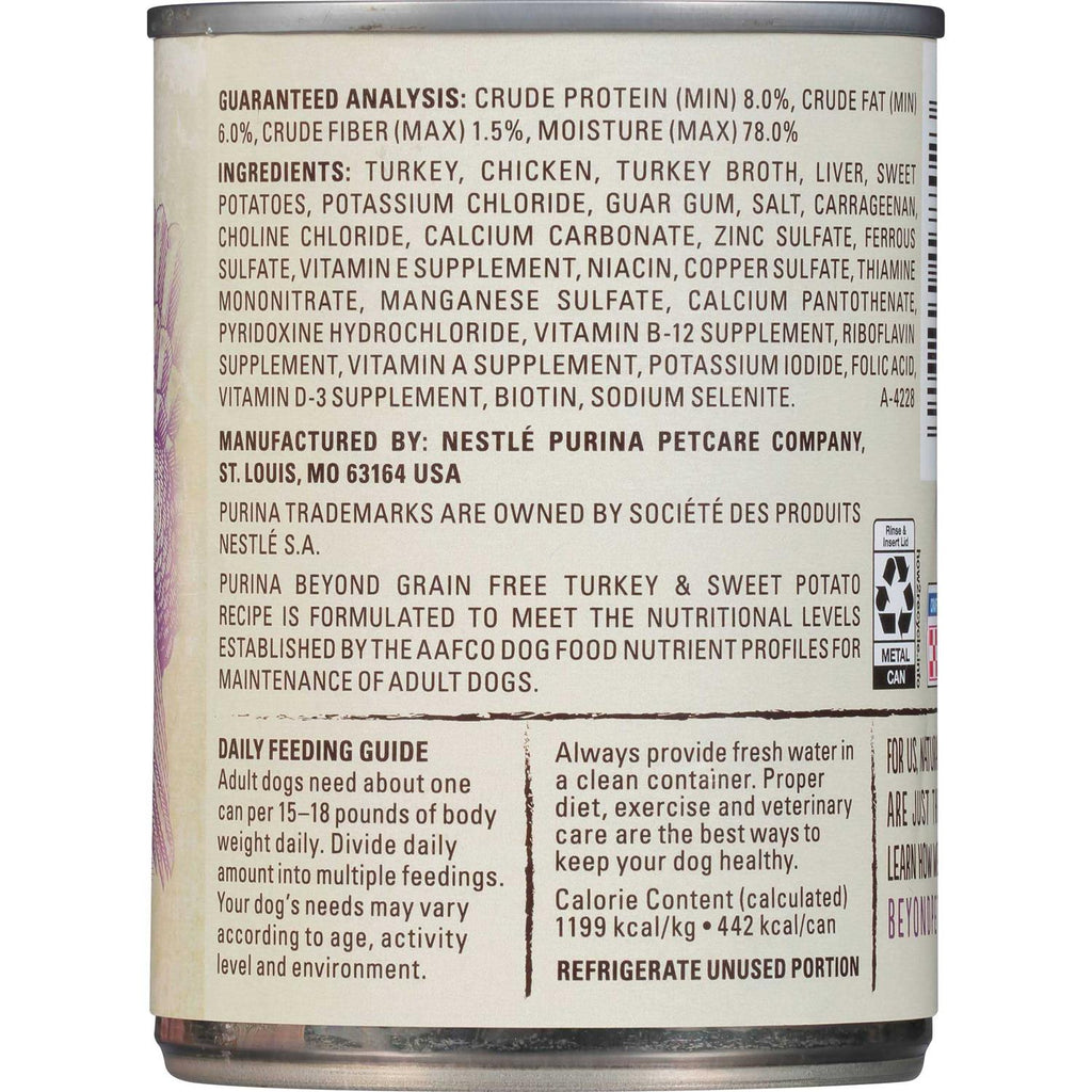 Grain Free Turkey & Sweet Potato Recipe Wet Dog Food G283