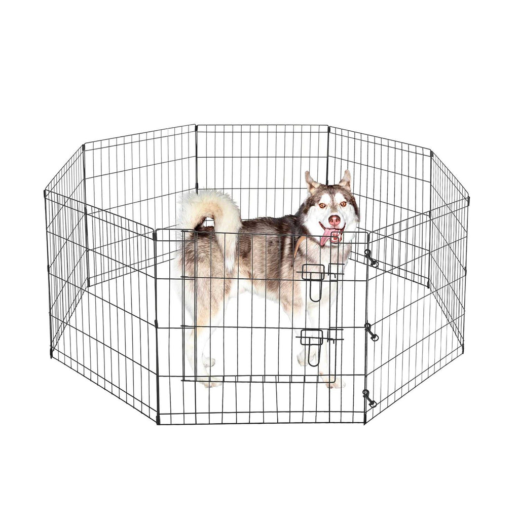 Folding Metal Pet Playpen 8 Panel X720