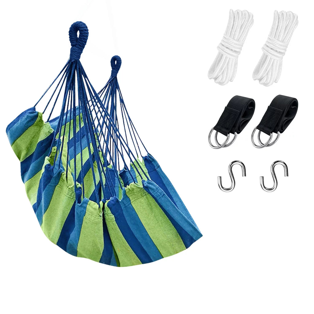 Hanging Rope Hammock Swing Chair with Pocket I10207