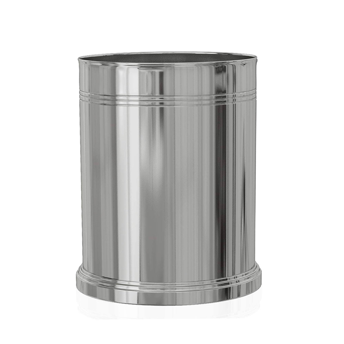7 qt. Nickel Wastebasket K471