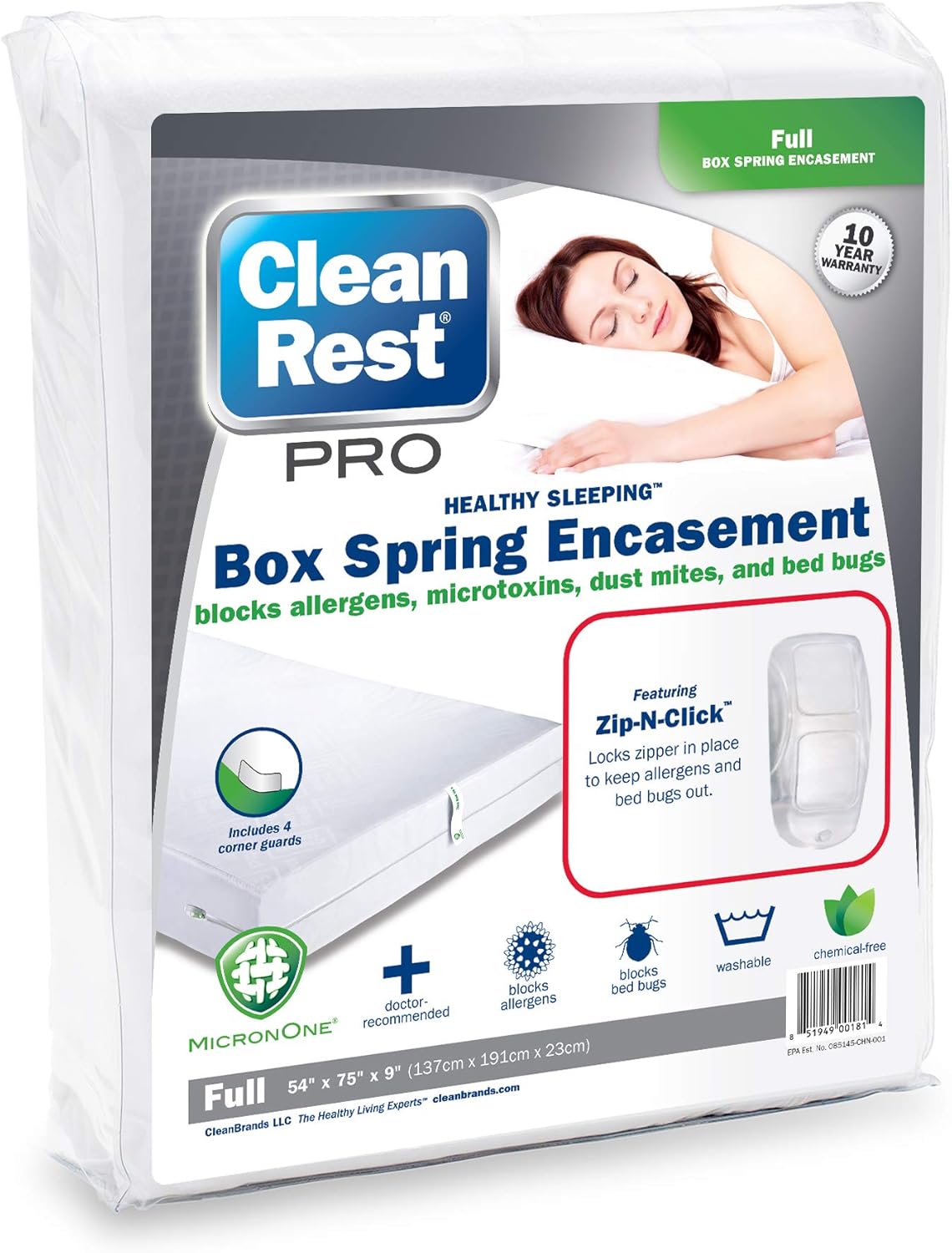 Zippered Box Spring Encasement Full X99658