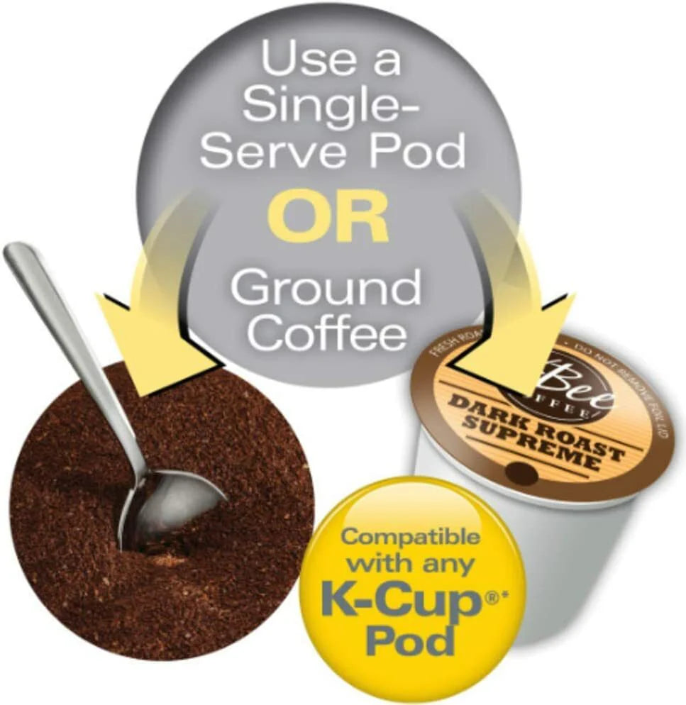 Single Serve Coffee Maker 14oz Black Z887