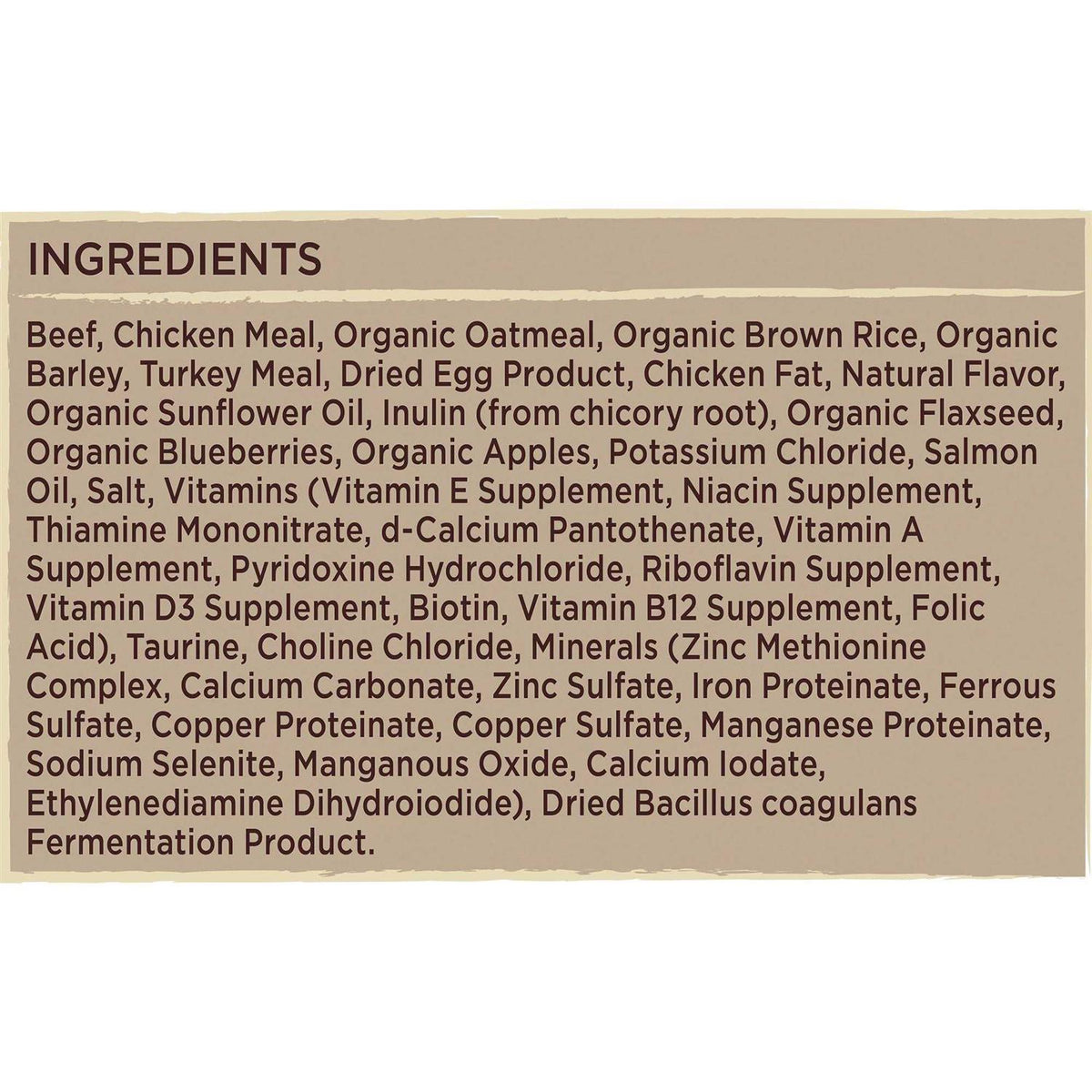Grain Free Beef Dry Dog Food O9698