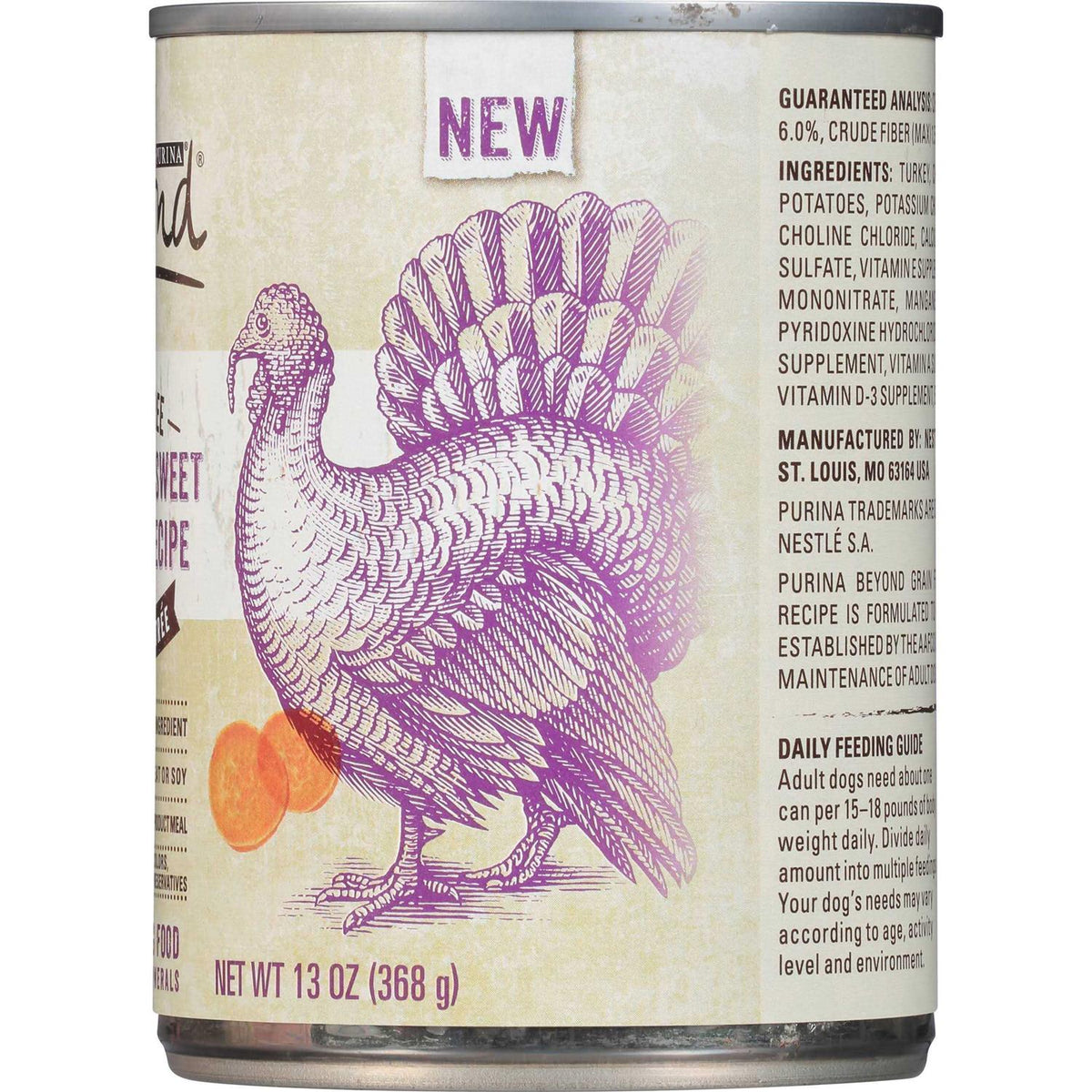 Grain Free Turkey & Sweet Potato Recipe Wet Dog Food G283