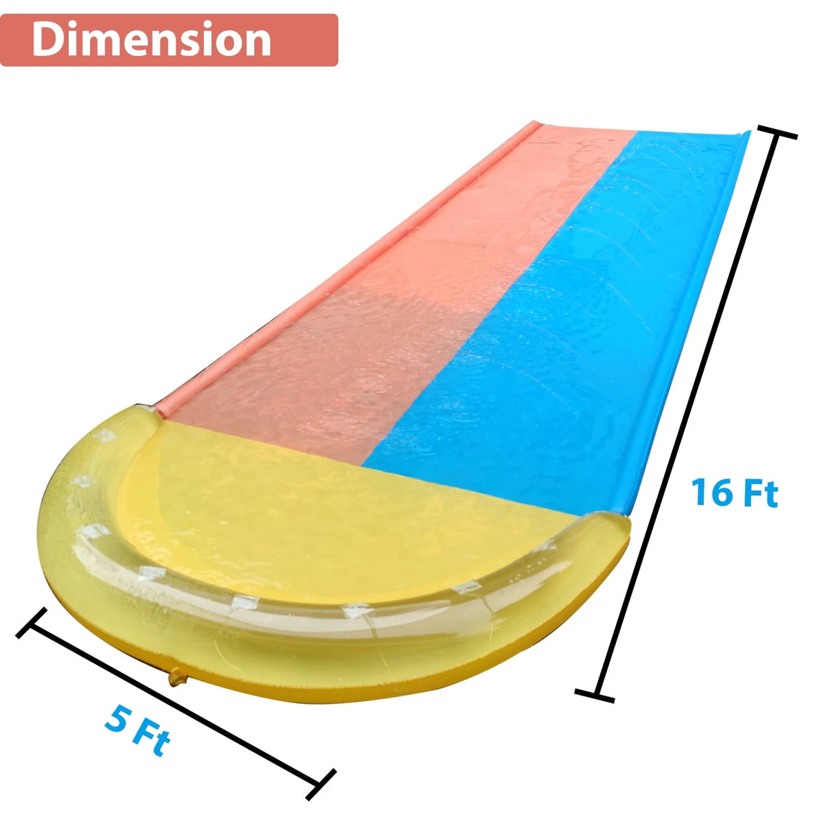 Inflatable Water Slide with 2 Bodyboards C7809