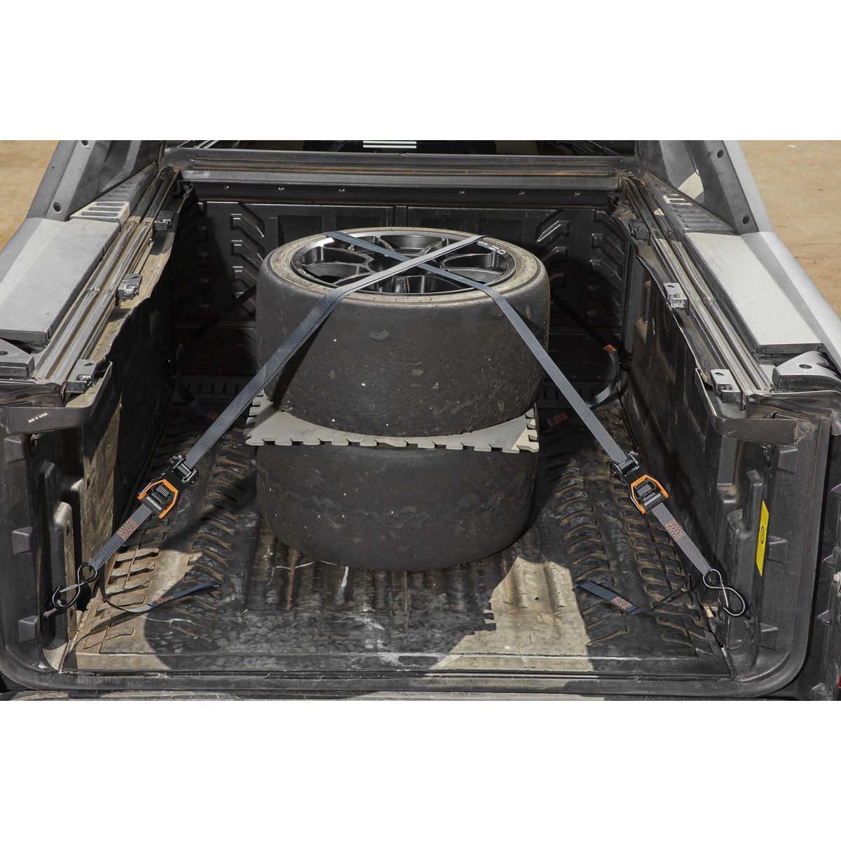 500 lb. Capacity 1 in. x 12 ft. Ratcheting Tie-Downs, 2-Pack W871