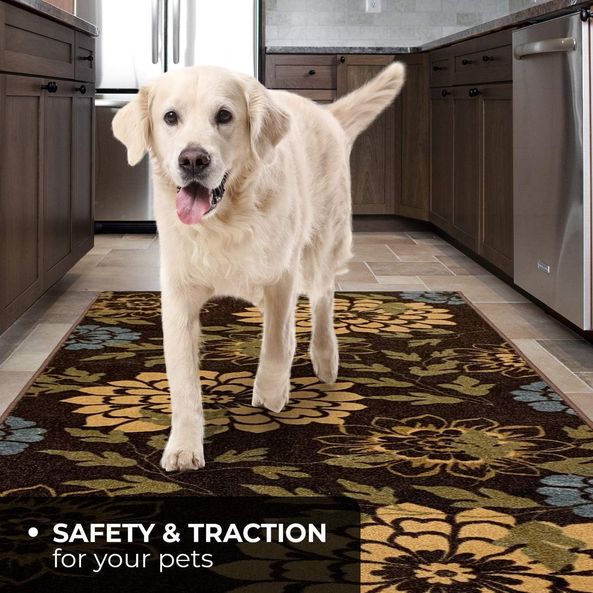 Skid-Resistant Carpet Runner 6 Feet X 26 Inches C767