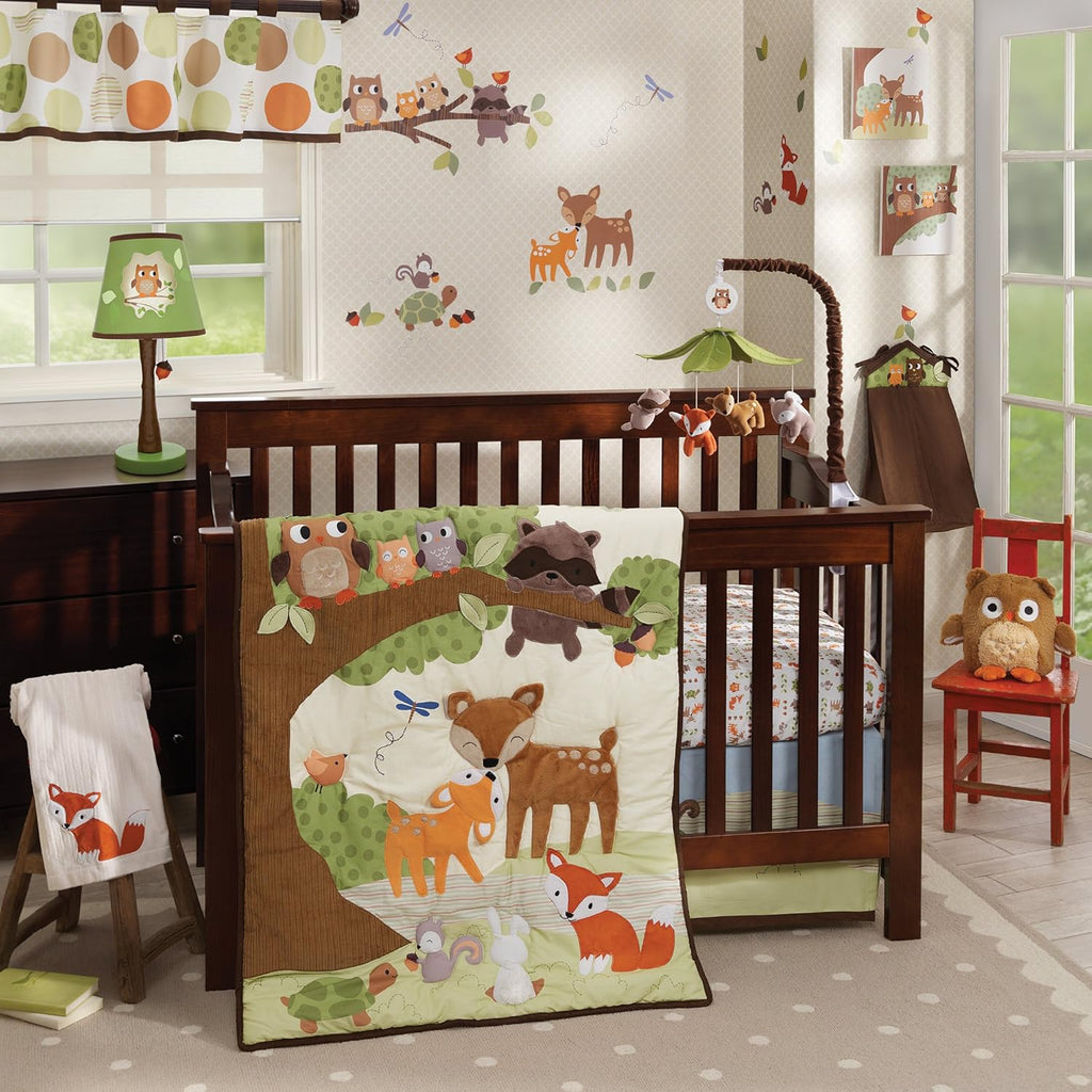 Multicolor Forest Animals Musical Baby Crib Mobile N880