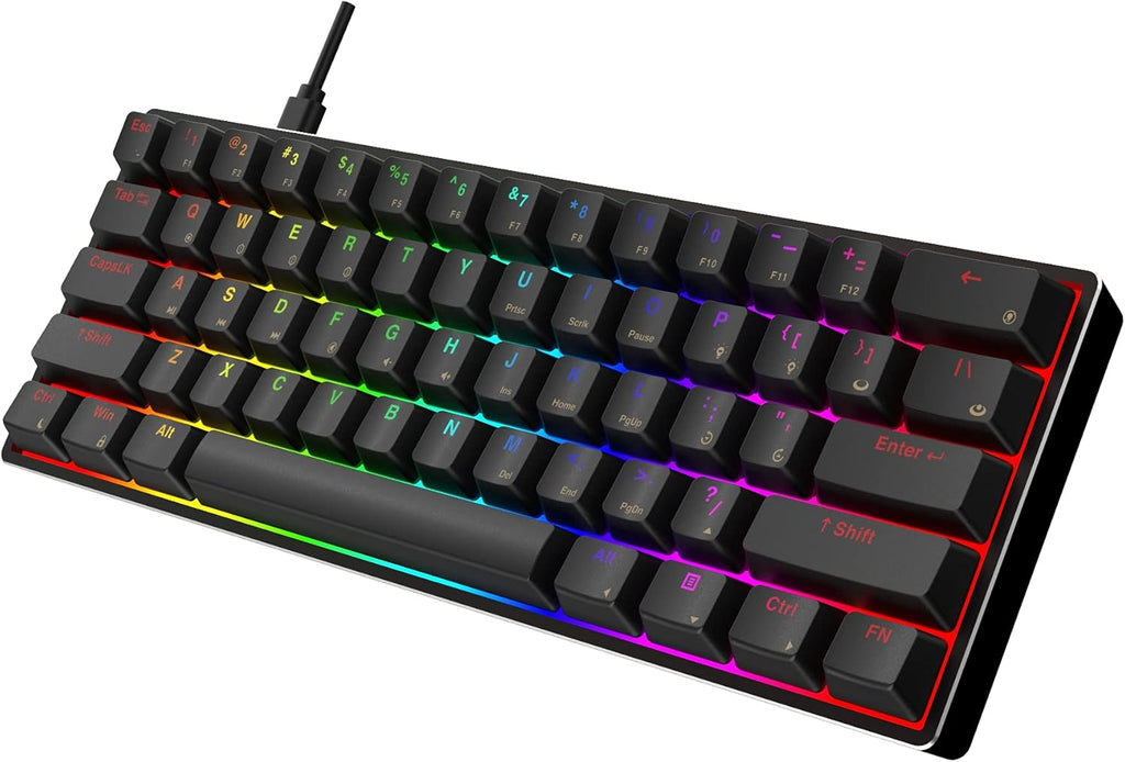 61 Keys Aluminum Hot Swappable RGB Mechanical Gaming Keyboard G86589