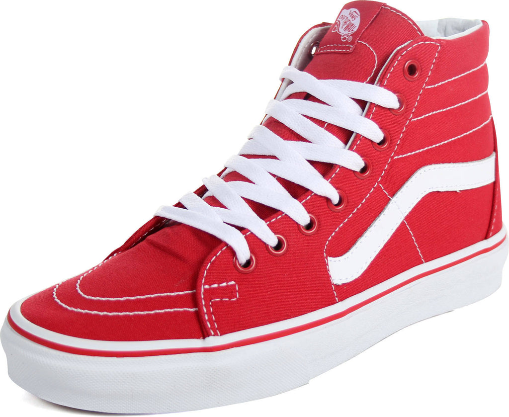 Red Canvas Sk8-Hi O800