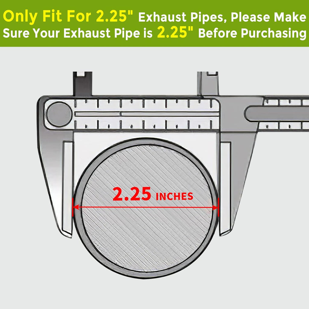 2.25 Inlet/Outlet Universal Catalytic Converter with O2 Port and Heat Shield J77700