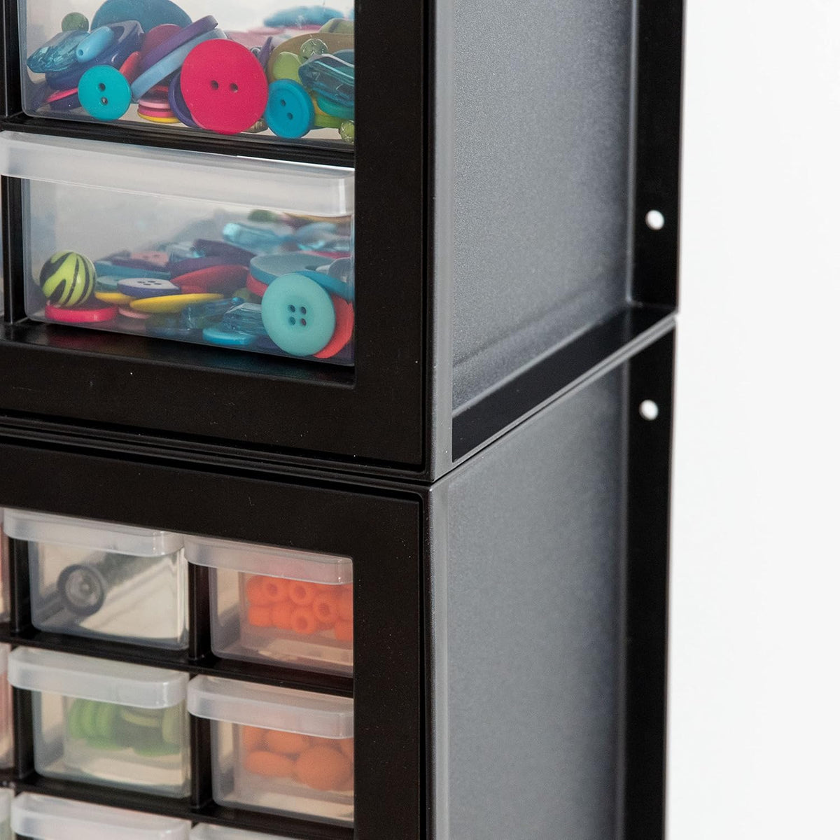 44 Drawer Parts and Hardware Cabinet, Black T11035