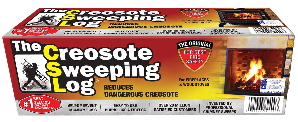 Creosote Sweeping Log for Fireplaces and Woodstoves W3551