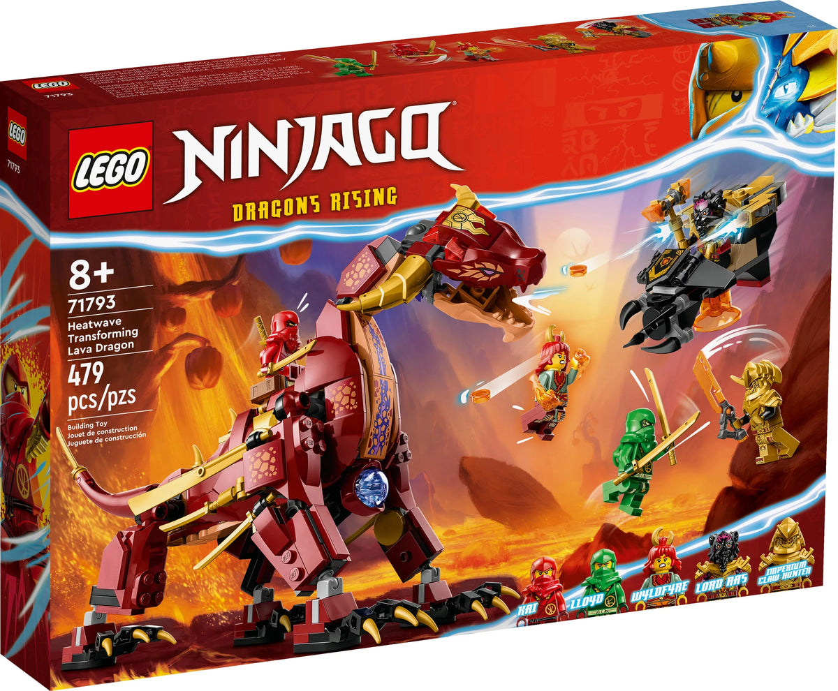 Transforming Lava Dragon Building Toy Set with Minifigures Y473706