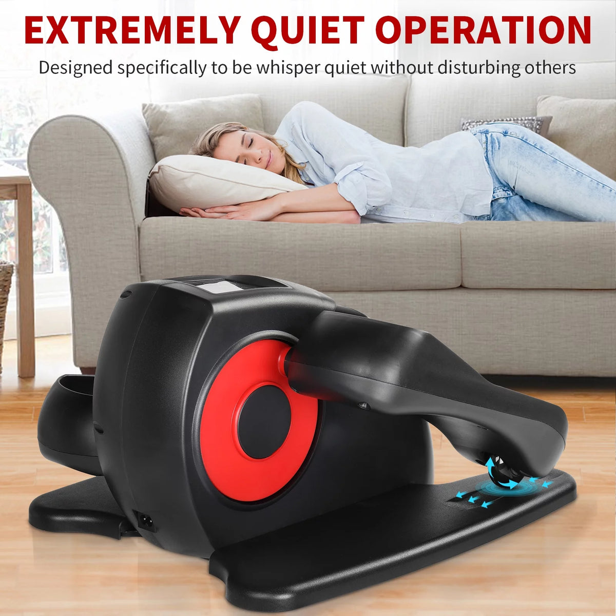 Under Desk Elliptical Bike, Mini Electric Elliptical Machine I846