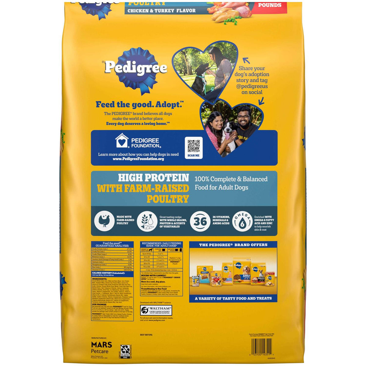 High Protein Chicken and Turkey Dry Dog Food J85545