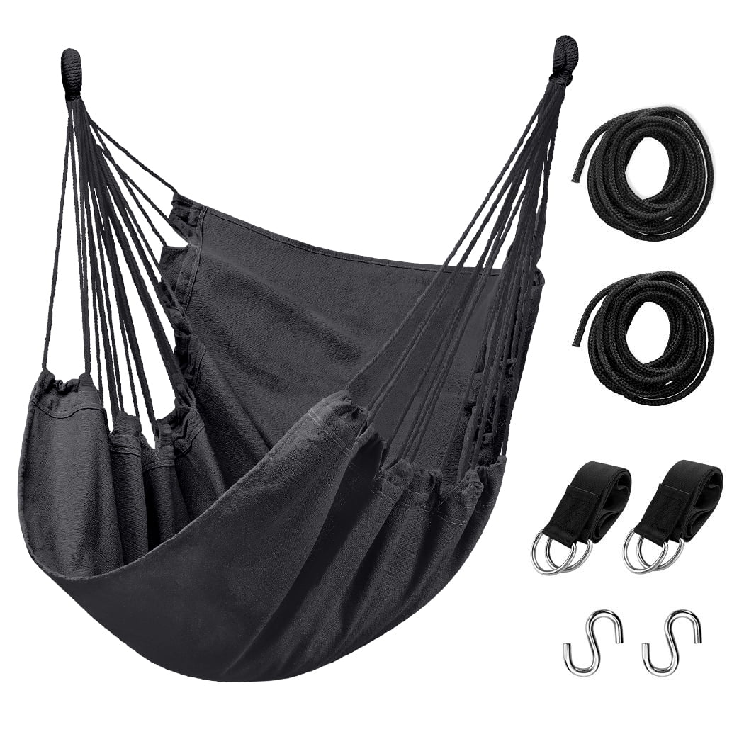 Hanging Rope Hammock Swing Chair with Pocket I10207