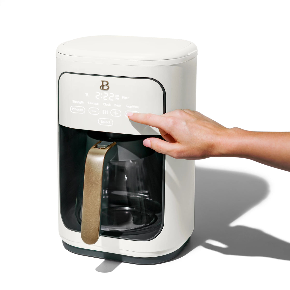 14-Cup Programmable Drip Coffee Maker with Touch-Activated Display M855