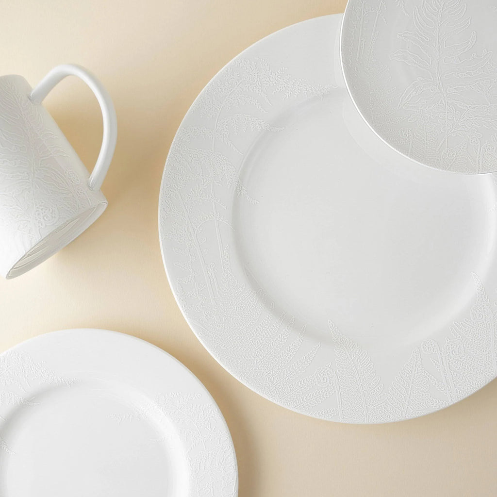 White Canapé Plates Set of 4 U6509