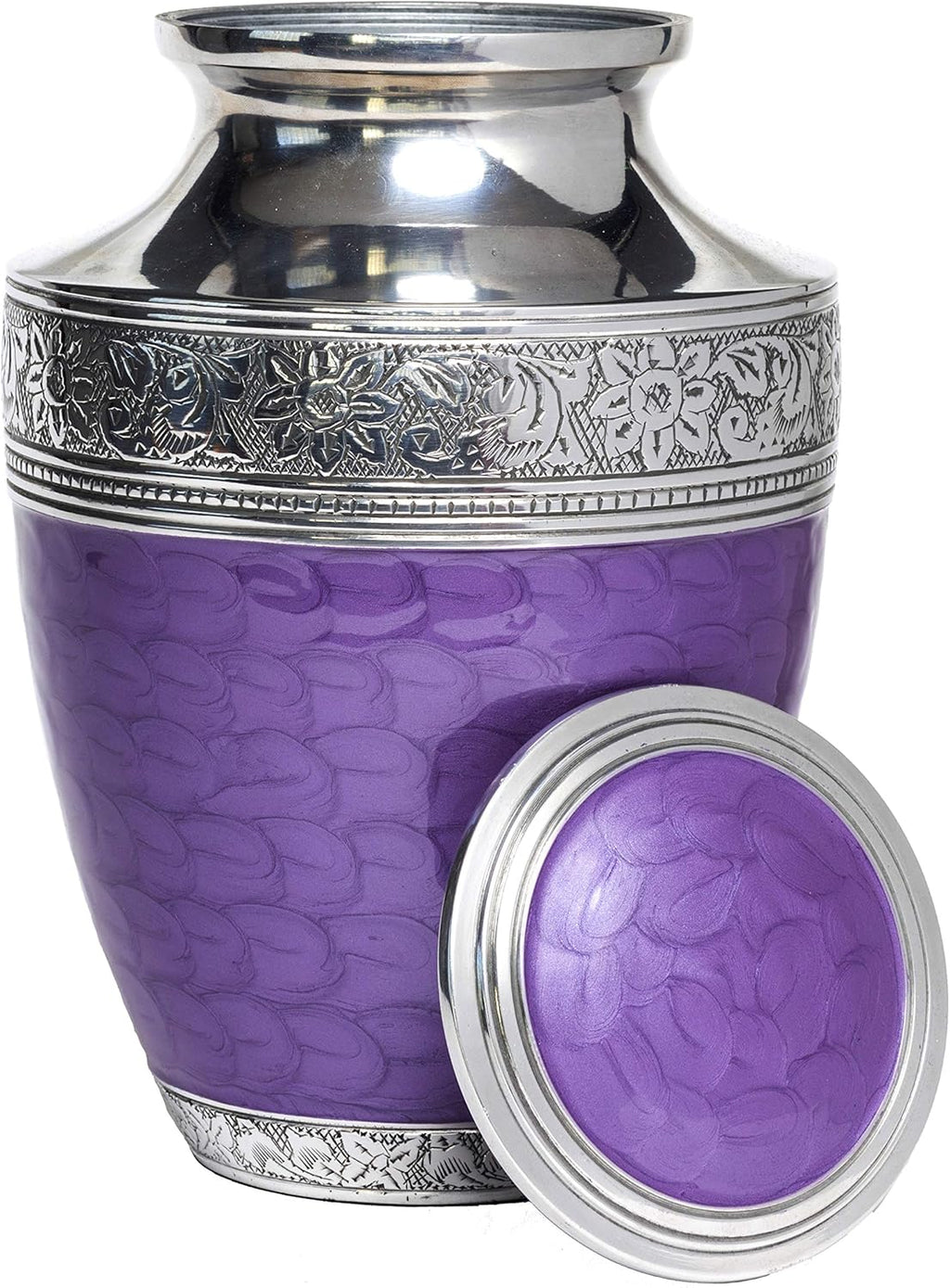 Handcrafted Cremation Urn for Human Ashes with Velvet Bag B278642