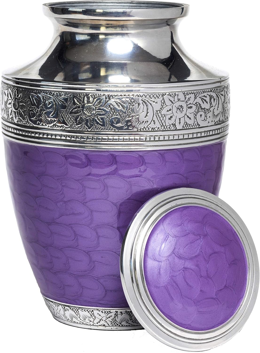 Handcrafted Cremation Urn for Human Ashes with Velvet Bag B278642