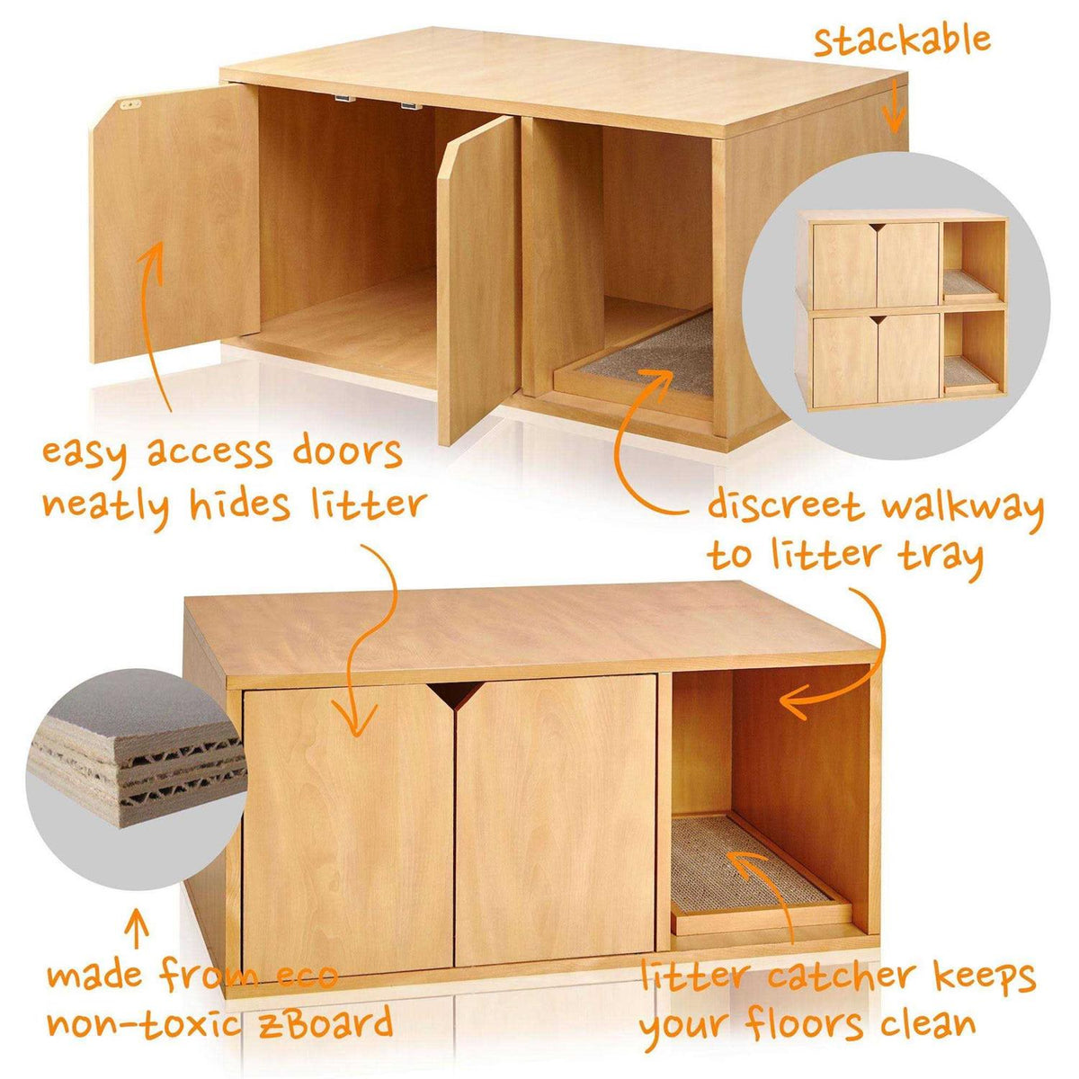 Cat Litter Box Enclosure U131950