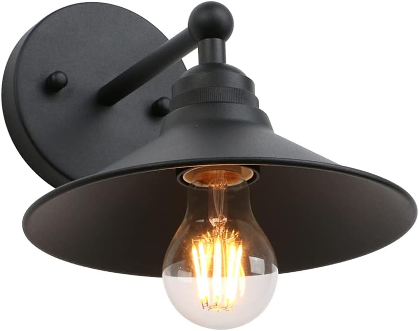 3 Pack Black Metal Wall Fixture Lighting Lamp X821