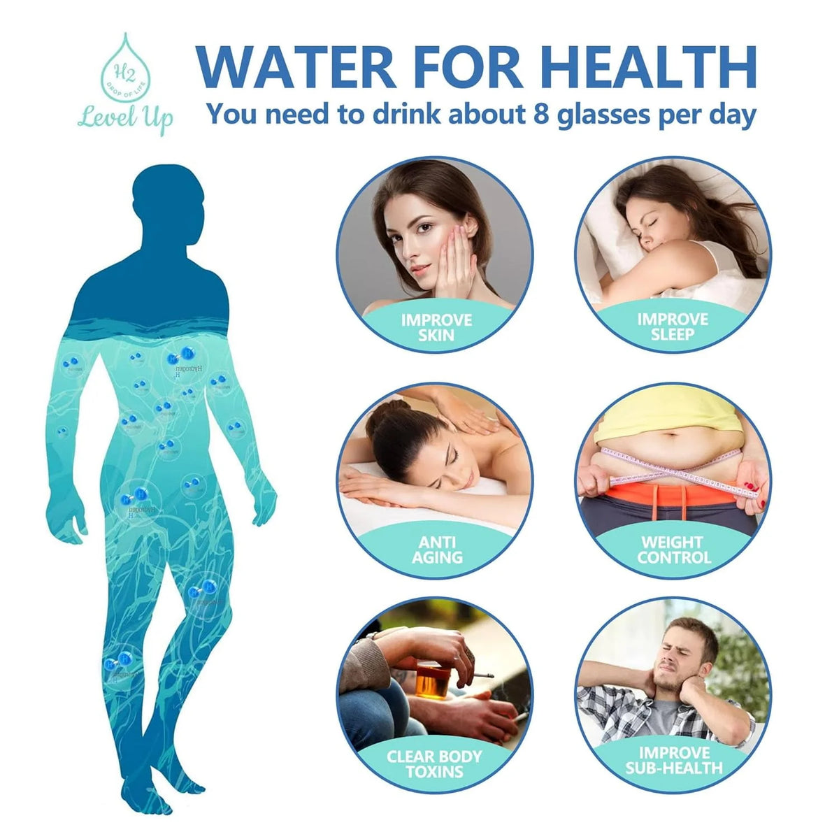 Hydrogen Water Bottle N70777
