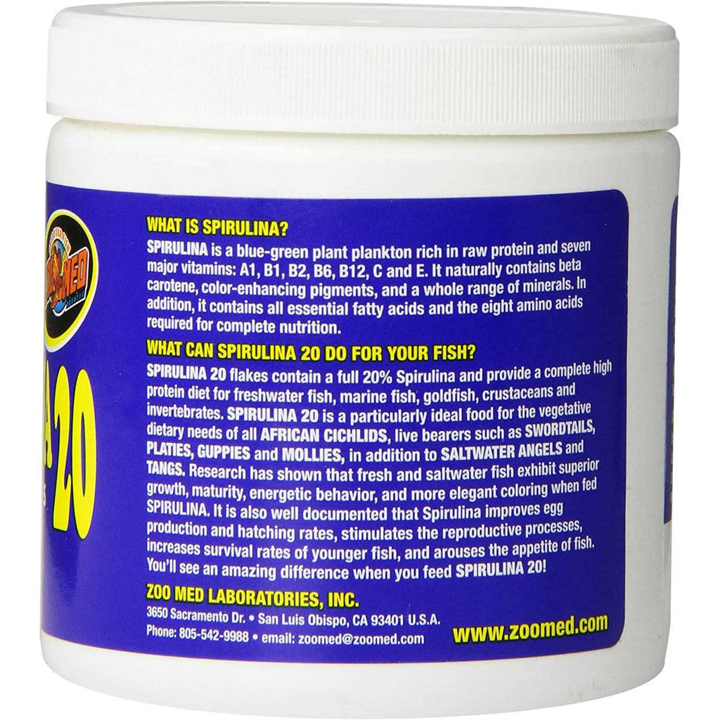 Spirulina 20 Fish Food Flakes F55382