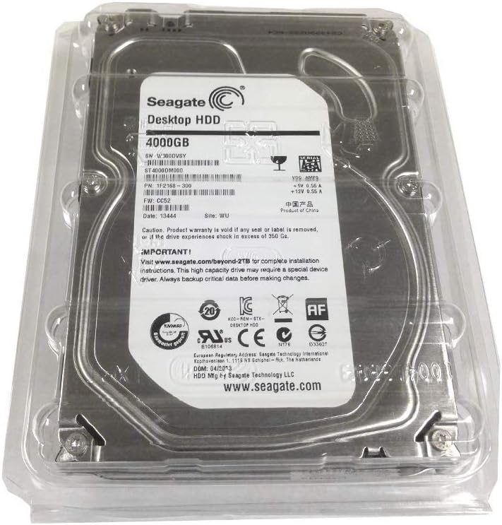 4TB SATA 6GB/s 64MB Cache 3.5in Internal Hard Drive Pack of 2 F47111