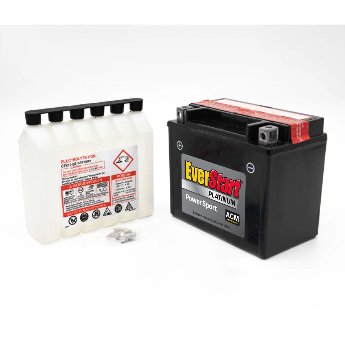 AGM PowerSport Battery Group Size 12BS 12 Volt 180 CCA G492315