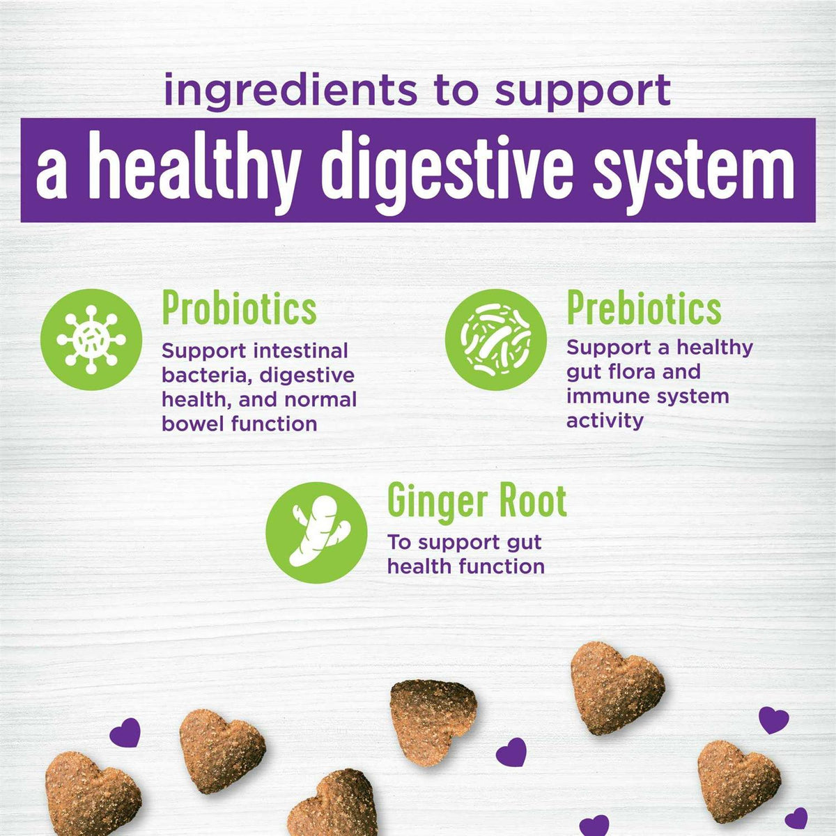 Pumpkin Flavored Soft Chew Digestive Health Supplements for Dogs C74677