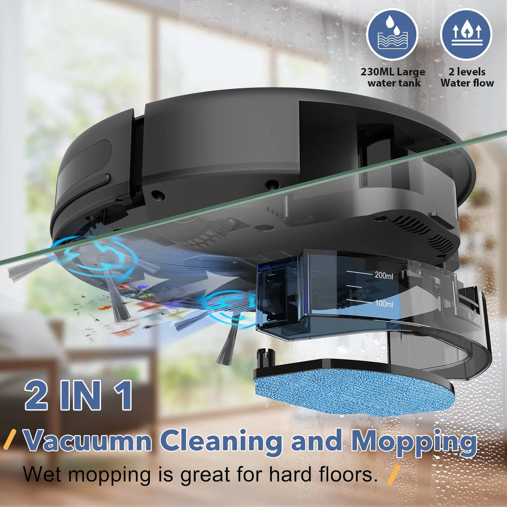 Robot Vacuum Cleaner 2 in 1 Mop Combo S790136