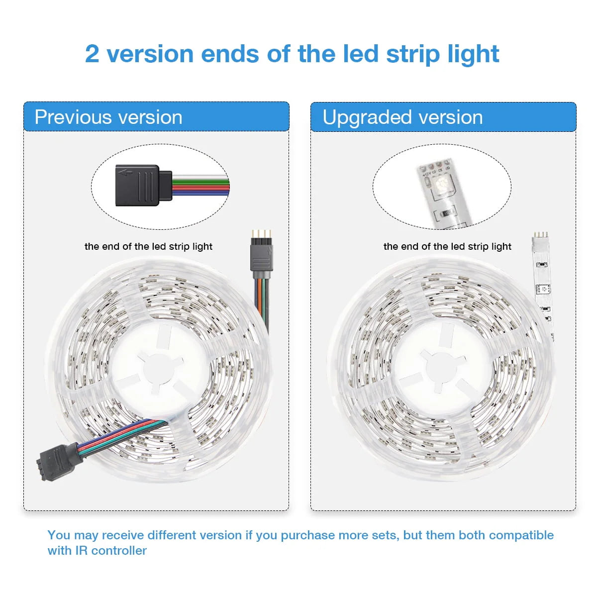 LED Strip Light 32.8ft with Remote Control and 12V Power Supply X950776