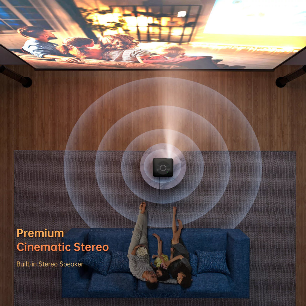 1080P Full HD LCD Portable Projector D7704